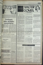 Página do jornal Correio do Ceará de julho de 1978
