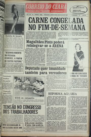 Página do jornal Correio do Ceará de julho de 1978