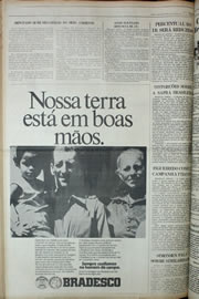 Página do jornal Correio do Ceará de julho de 1978