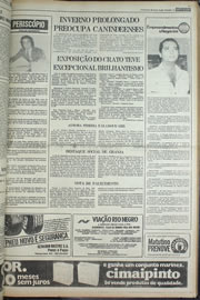 Página do jornal Correio do Ceará de julho de 1978
