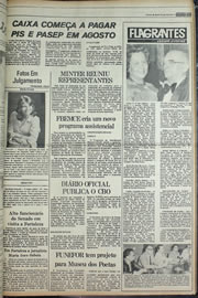Página do jornal Correio do Ceará de julho de 1978