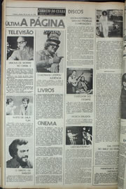 Página do jornal Correio do Ceará de julho de 1978