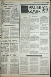 Página do jornal Correio do Ceará de julho de 1978