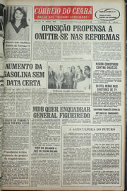 Página do jornal Correio do Ceará de agosto de 1978