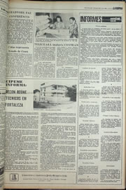 Página do jornal Correio do Ceará de agosto de 1978