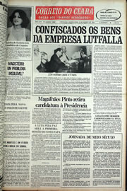 Página do jornal Correio do Ceará de agosto de 1978