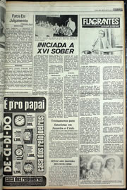 Página do jornal Correio do Ceará de agosto de 1978