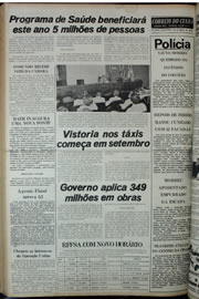 Página do jornal Correio do Ceará de agosto de 1978