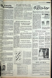 Página do jornal Correio do Ceará de agosto de 1978