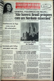 Página do jornal Correio do Ceará de agosto de 1978