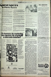 Página do jornal Correio do Ceará de agosto de 1978