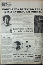 Página do jornal Correio do Ceará de agosto de 1978