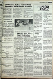 Página do jornal Correio do Ceará de agosto de 1978