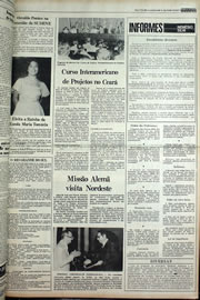 Página do jornal Correio do Ceará de agosto de 1978