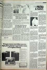 Página do jornal Correio do Ceará de agosto de 1978
