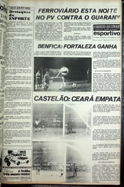 Página do jornal Correio do Ceará de agosto de 1978