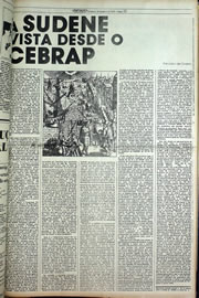Página do jornal Correio do Ceará de agosto de 1978