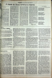 Página do jornal Correio do Ceará de agosto de 1978
