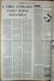 Página do jornal Correio do Ceará de agosto de 1978