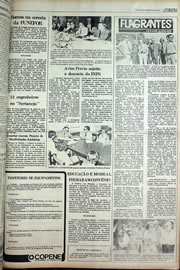 Página do jornal Correio do Ceará de agosto de 1978