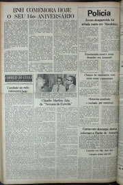Página do jornal Correio do Ceará de agosto de 1978