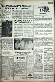 Página do jornal Correio do Ceará de agosto de 1978