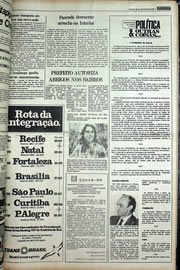 Página do jornal Correio do Ceará de agosto de 1978