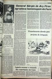 Página do jornal Correio do Ceará de agosto de 1978