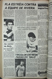 Página do jornal Correio do Ceará de agosto de 1978