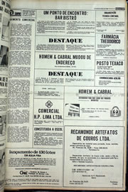 Página do jornal Correio do Ceará de agosto de 1978