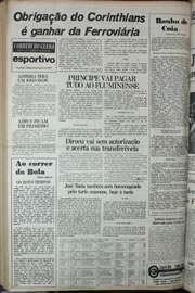 Página do jornal Correio do Ceará de agosto de 1978
