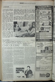 Página do jornal Correio do Ceará de agosto de 1978