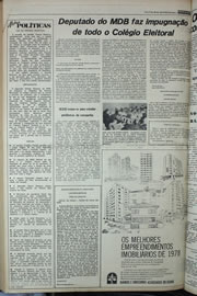 Página do jornal Correio do Ceará de agosto de 1978