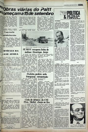 Página do jornal Correio do Ceará de agosto de 1978