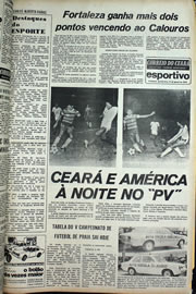 Página do jornal Correio do Ceará de agosto de 1978