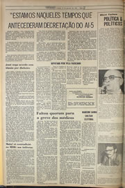 Página do jornal Correio do Ceará de setembro de 1978