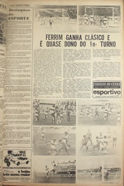 Página do jornal Correio do Ceará de setembro de 1978