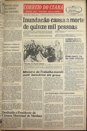 Página do jornal Correio do Ceará de setembro de 1978