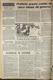 Página do jornal Correio do Ceará de setembro de 1978