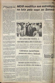 Página do jornal Correio do Ceará de setembro de 1978