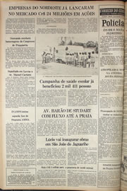 Página do jornal Correio do Ceará de setembro de 1978