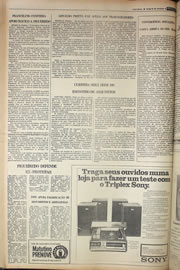 Página do jornal Correio do Ceará de setembro de 1978