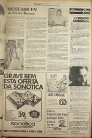 Página do jornal Correio do Ceará de setembro de 1978