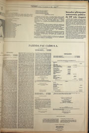Página do jornal Correio do Ceará de setembro de 1978