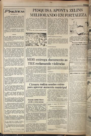 Página do jornal Correio do Ceará de setembro de 1978
