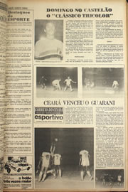 Página do jornal Correio do Ceará de setembro de 1978