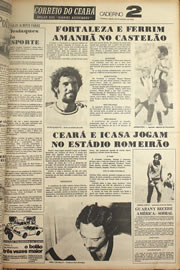 Página do jornal Correio do Ceará de setembro de 1978