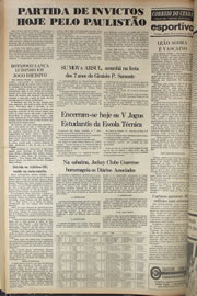 Página do jornal Correio do Ceará de setembro de 1978