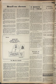 Página do jornal Correio do Ceará de setembro de 1978