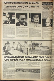 Página do jornal Correio do Ceará de setembro de 1978